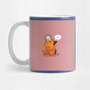 Angry cute dog chinasaw Mug